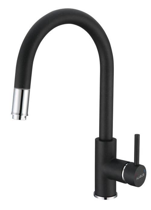 KUHINJSKA ARMATURA  crna  - crna, Dizajnerski, metal/keramika (38cm)