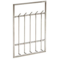 VÄGGHÄNGARE 60/100/7,5 cm  - silver, Modern, metall (60/100/7,5cm) - MID.YOU