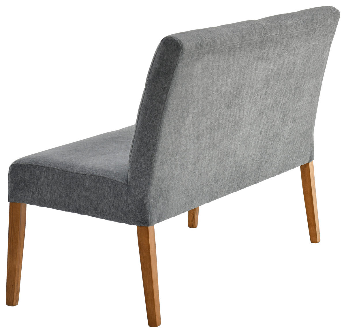 SITZBANK in Holz, Textil Eichefarben, Hellgrau  - Eichefarben/Hellgrau, KONVENTIONELL, Holz/Textil (140/91,5/63cm) - Cantus
