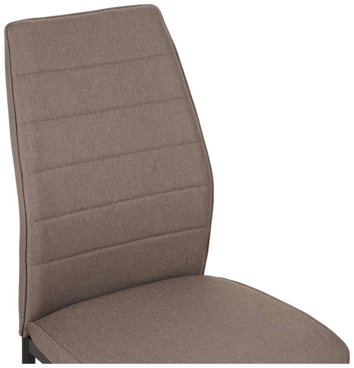 STOLIČKA, 43,5/96/58 cm - čierna/taupe, Modern, kov/textil (43,5/96/58cm) - Carryhome