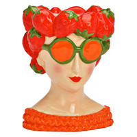 VASE  - Multicolor, Basics, Keramik (12,5/17,5/13cm)