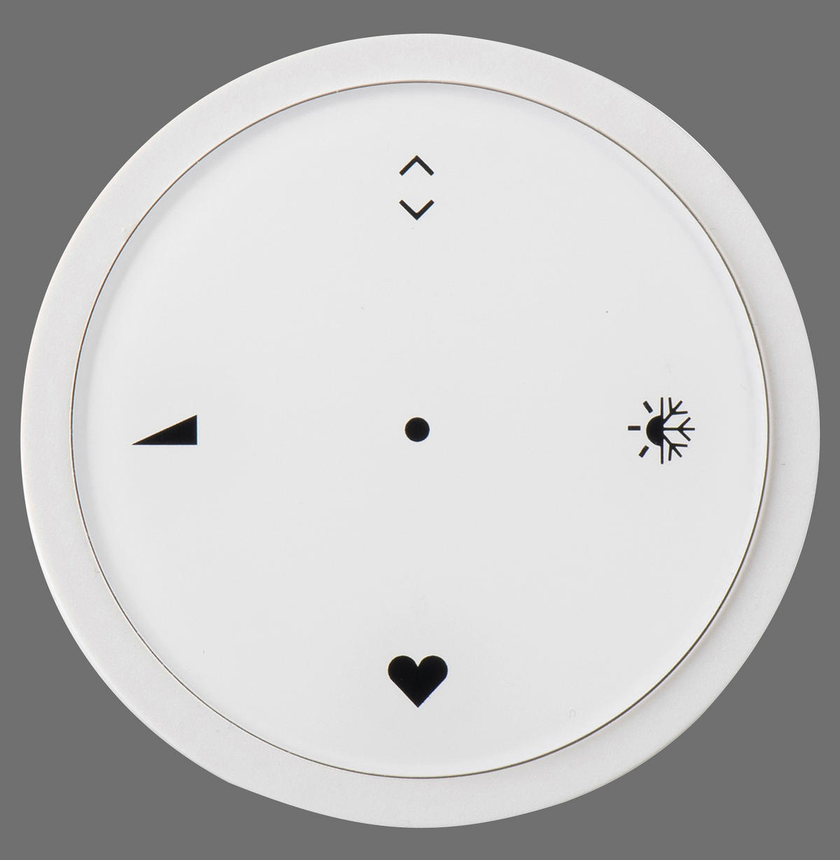 FERNBEDIENUNG - Weiß, Basics, Kunststoff (5,5/5,5/1,8cm) - Paul Neuhaus