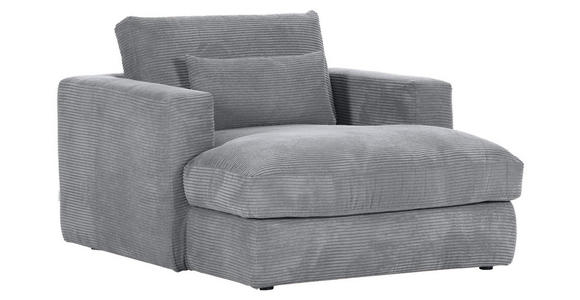 XXL-SESSEL - Schwarz/Grau, ROMANTIK / LANDHAUS, Kunststoff/Textil (120/67/140cm) - Landscape