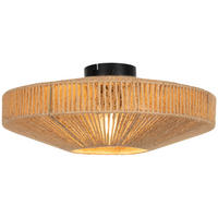 HÄNGELEUCHTE 40/17,5 cm   - Naturfarben, Design, Textil/Metall (40/17,5cm) - Collet's Monde