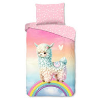 KINDERBETTWÄSCHE 140/200 cm  - Multicolor/Rosa, Basics, Textil (140/200cm)