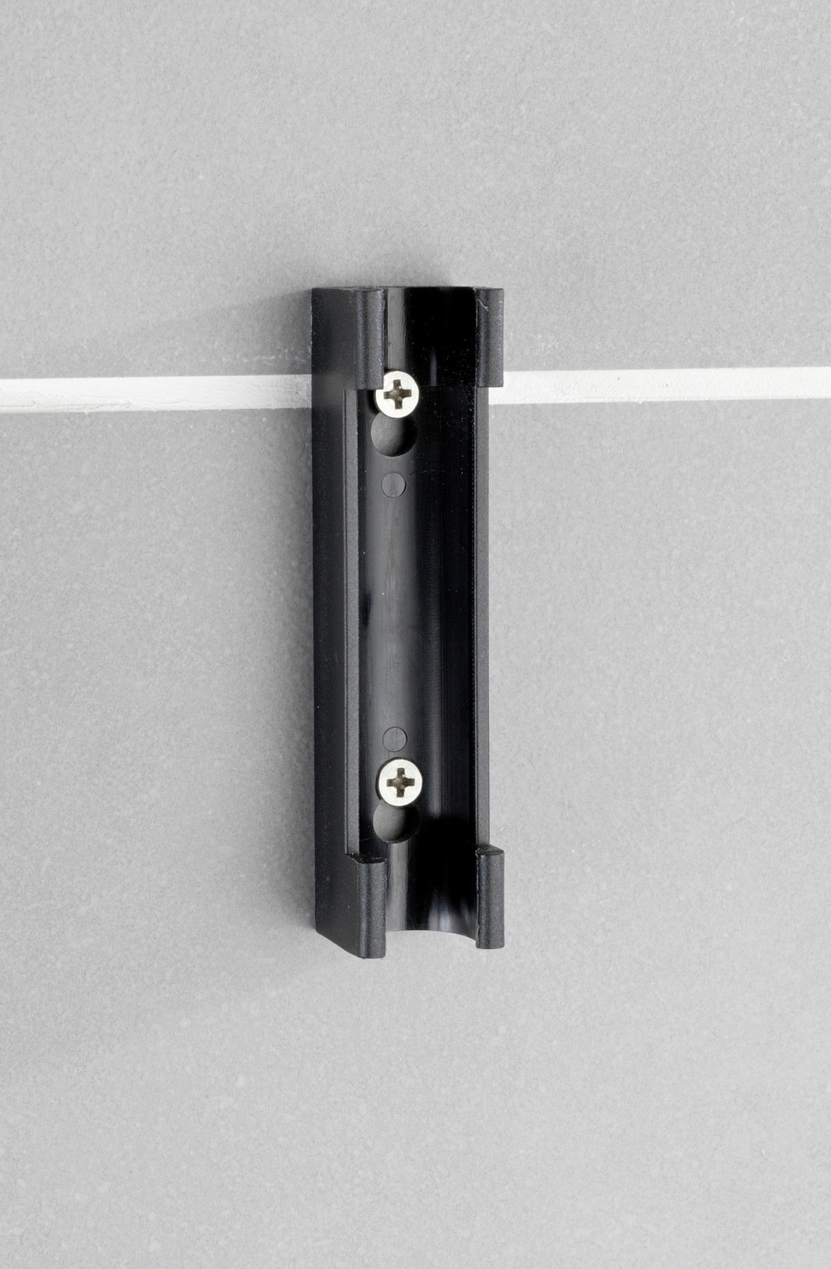 BODENWISCHER ROSOLE  - Schwarz, Basics, Kunststoff/Metall (40/133/3cm) - Wenko