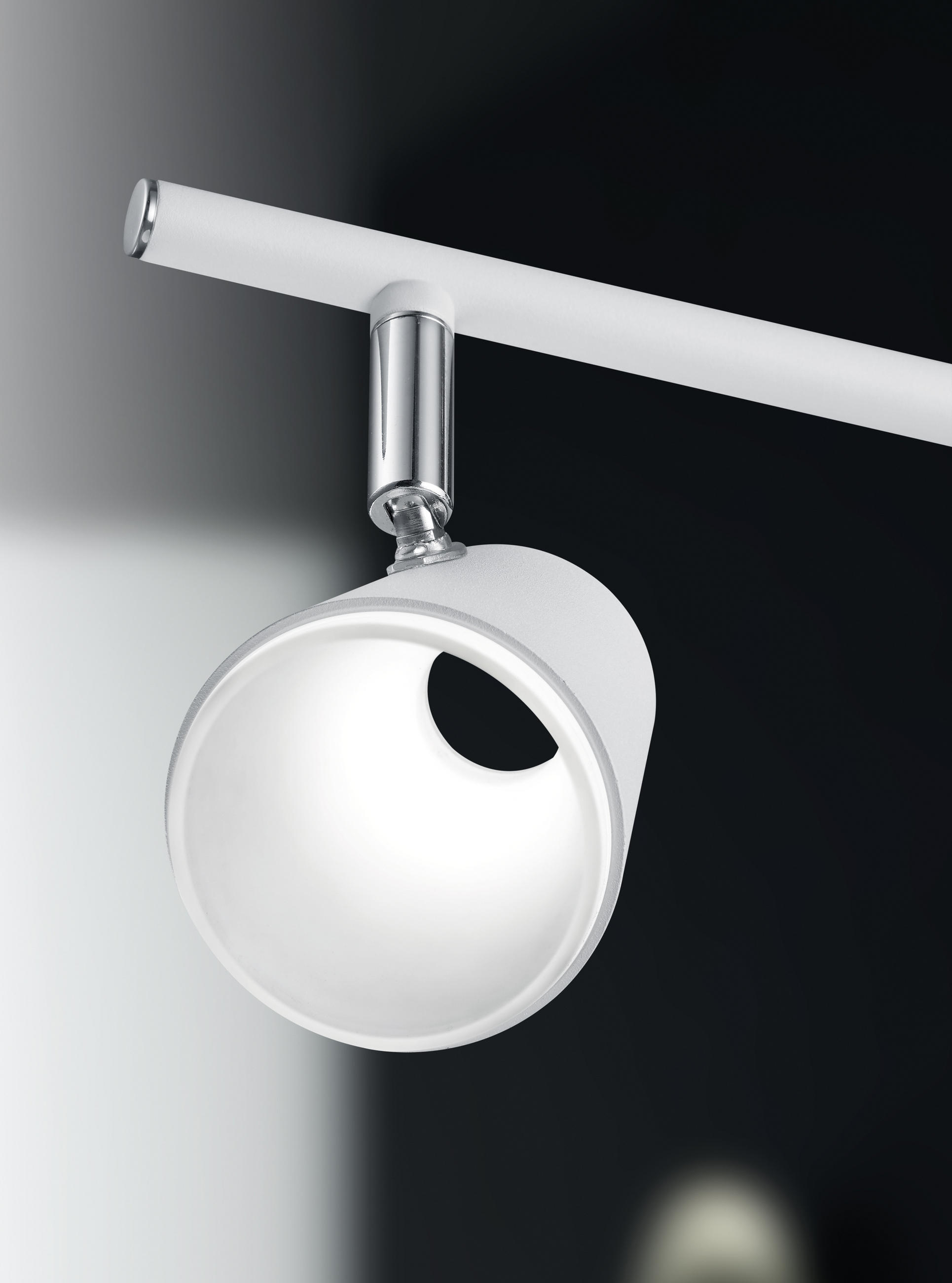LED-SPOT 81,5/20/8 cm   - vit/kromfärg, Design, metall (81,5/20/8cm)