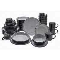 KOMBISERVICE Hellgrau 30-teilig 6 Personen  - Hellgrau, Trend, Keramik - Creatable