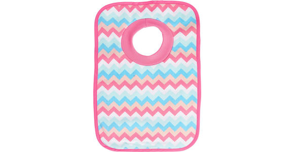 LÄTZCHEN 2-teilig - Türkis/Pink, Basics, Textil (23,5/37cm) - My Baby Lou