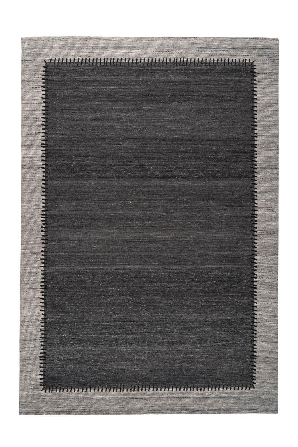 FLACHWEBETEPPICH 80/150 cm Phoenix 310 Anthrazit / Grau Anthrazit, Grau  - Anthrazit/Grau, KONVENTIONELL, Textil (80/150cm)