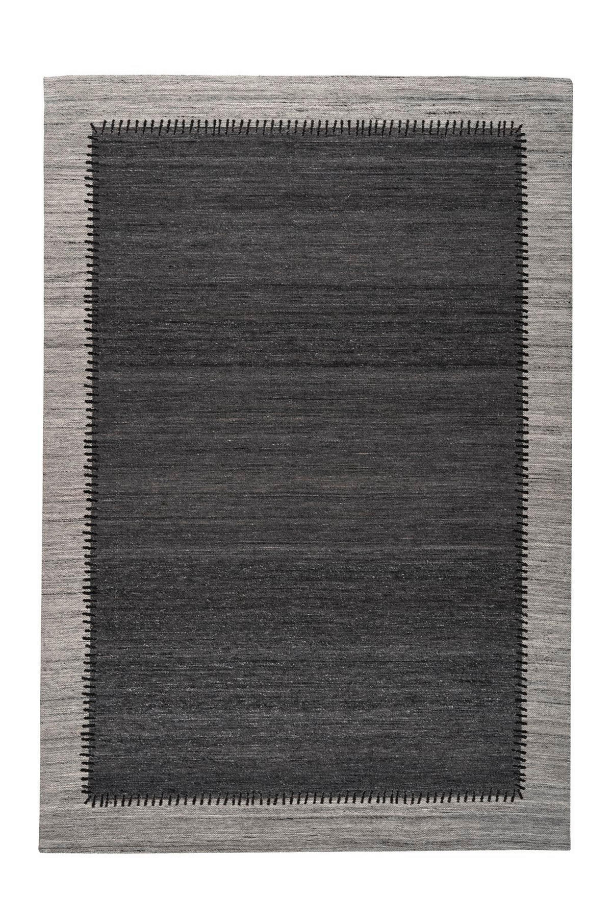 FLACHWEBETEPPICH 80/150 cm Phoenix 310 Anthrazit / Grau Anthrazit, Grau  - Anthrazit/Grau, KONVENTIONELL, Textil (80/150cm)