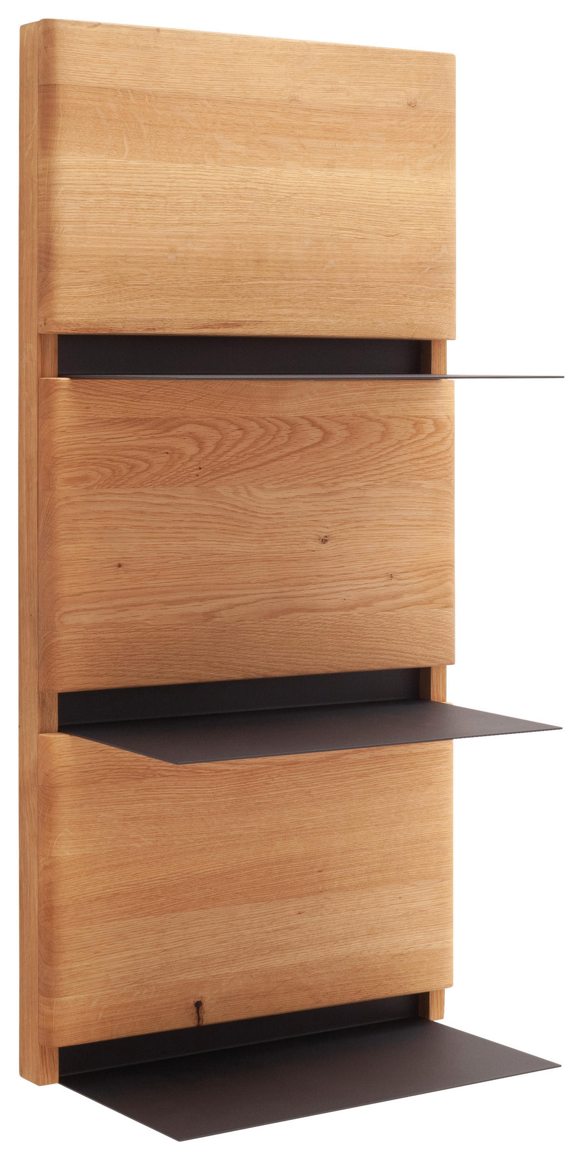 WANDBOARD  45/94/24 cm  - Wildeiche, Natur, Holz/Metall (45/94/24cm) - Linea Natura
