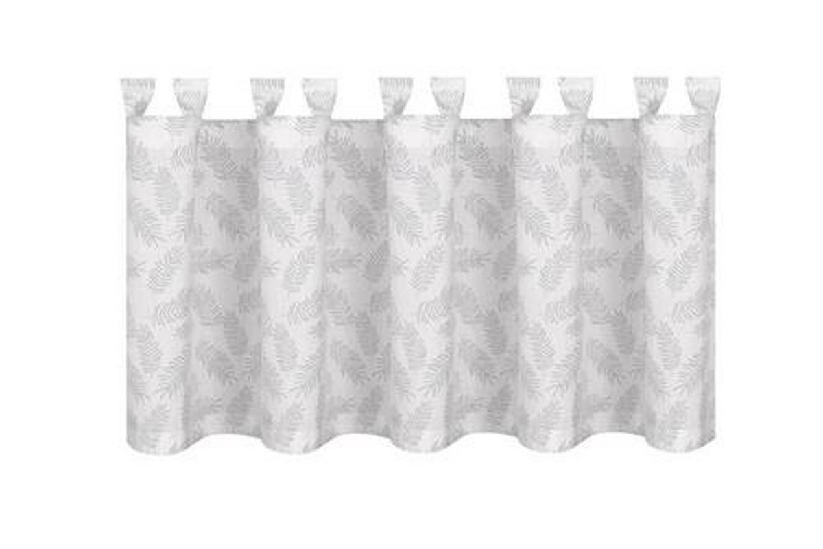 KURZGARDINE  150/50 cm  - Weiß, Basics, Textil (150/50cm)