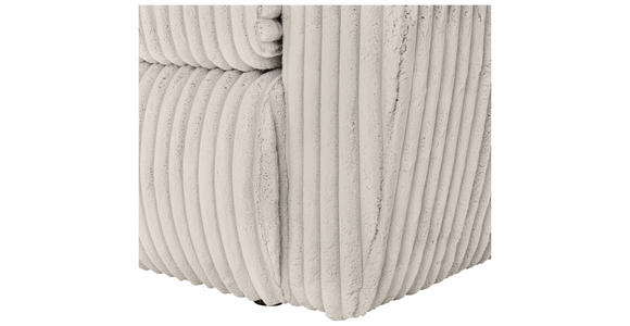 SCHLAFSOFA Cord, Plüsch Hellgrau  - Hellgrau/Schwarz, MODERN, Kunststoff/Textil (240/90/120cm) - Carryhome