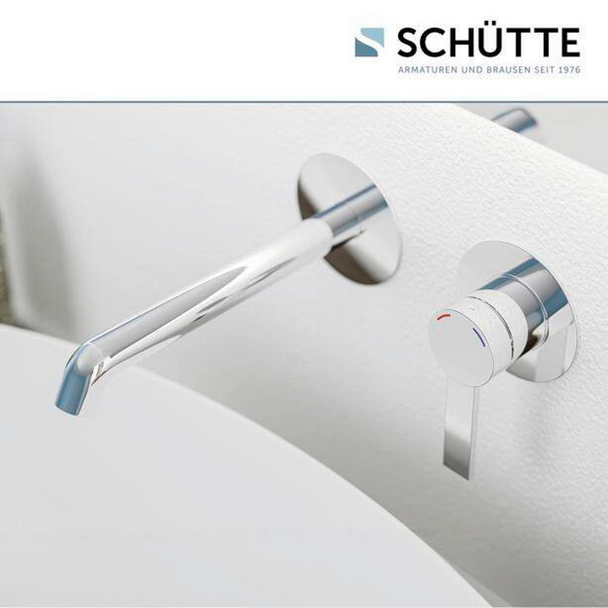 WASCHTISCHARMATUR 20/8/27 cm  - Chromfarben, Basics, Metall (20/8/27cm) - Schütte
