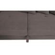 ECKSOFA inkl. Funktionen Anthrazit Cord  - Anthrazit/Silberfarben, Design, Textil/Metall (226/257cm) - Xora