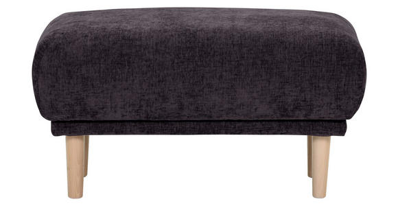 HOCKER Flachgewebe Dunkelgrau - Dunkelgrau, KONVENTIONELL, Holz/Textil (88/49/62cm) - Carryhome