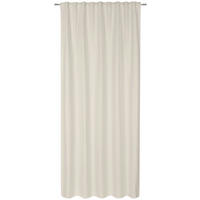 WÄRMESCHUTZVORHANG blickdicht 135/245 cm   - Perlmutt, KONVENTIONELL, Textil (135/245cm)