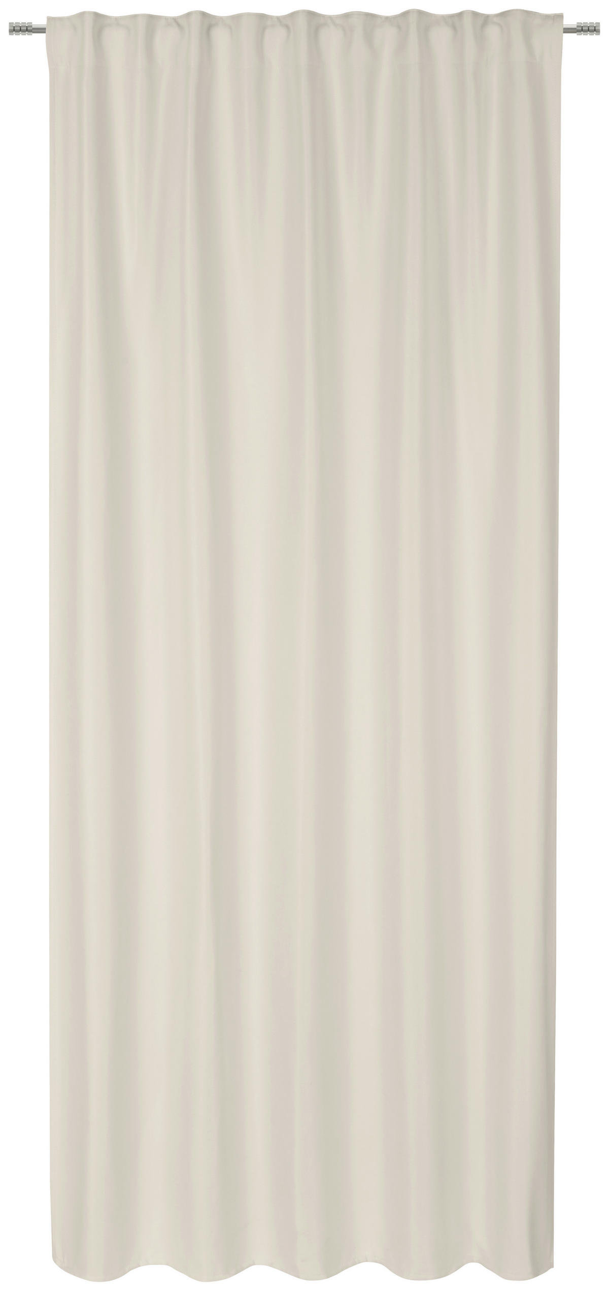 WÄRMESCHUTZVORHANG blickdicht 135/245 cm   - Perlmutt, KONVENTIONELL, Textil (135/245cm)