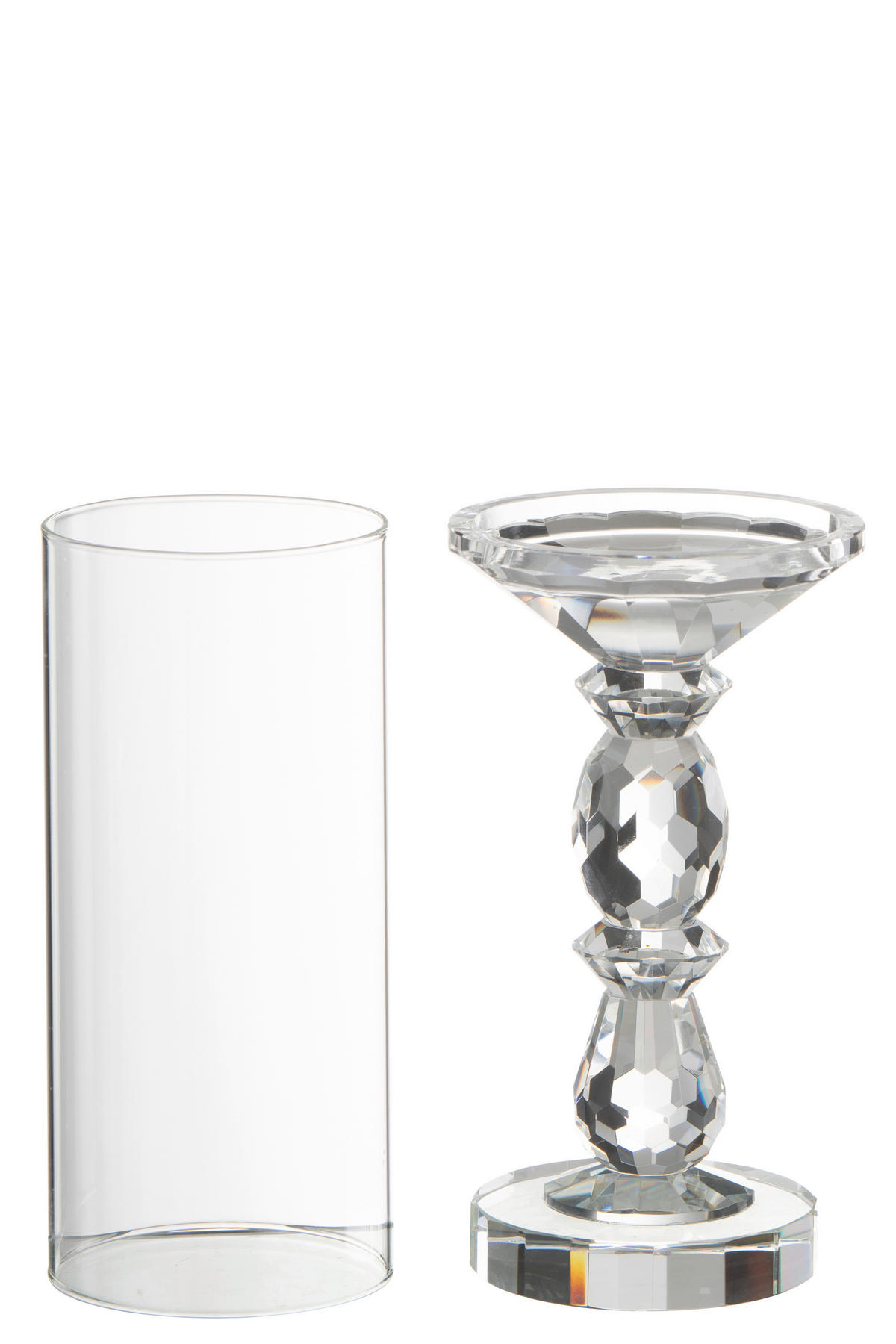 WINDLICHT - Transparent, Basics, Glas (12/12/42,5cm) - Ambia Home