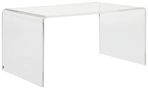 XXXL ODKLÁDACÍ STOLEK, čiré, plast, 90/50/42 cm