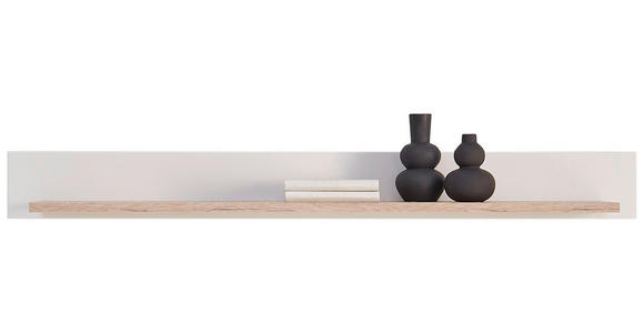 WANDBOARD 147/16/22 cm - Eichefarben/Grau, KONVENTIONELL, Holzwerkstoff (147/16/22cm) - Hom`in