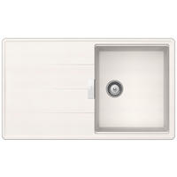 SPÜLE TIAD100APOL  - Weiß, Basics, Stein (86/50cm) - Schock