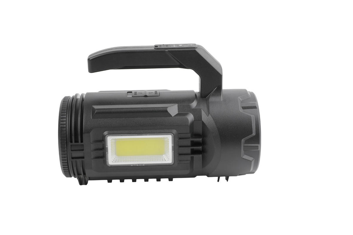 ŽEPNA SVETILKA     23,7/10,6/17,7 cm         - črna/prosojno, Basics, umetna masa (23,7/10,6/17,7cm) - Boxxx