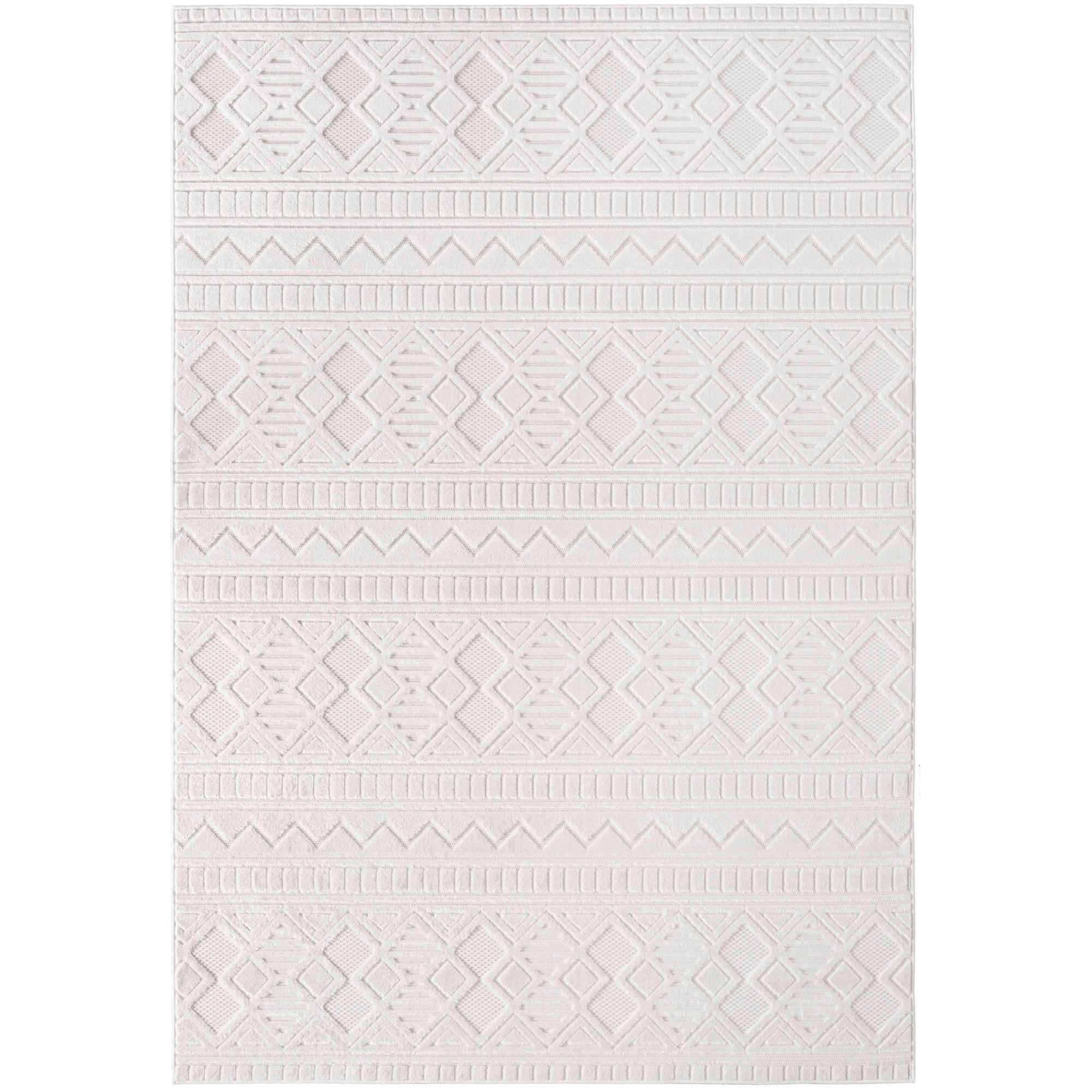 FLACHWEBETEPPICH 80/150 cm Doha Creme  - Creme, Basics, Textil (80/150cm)