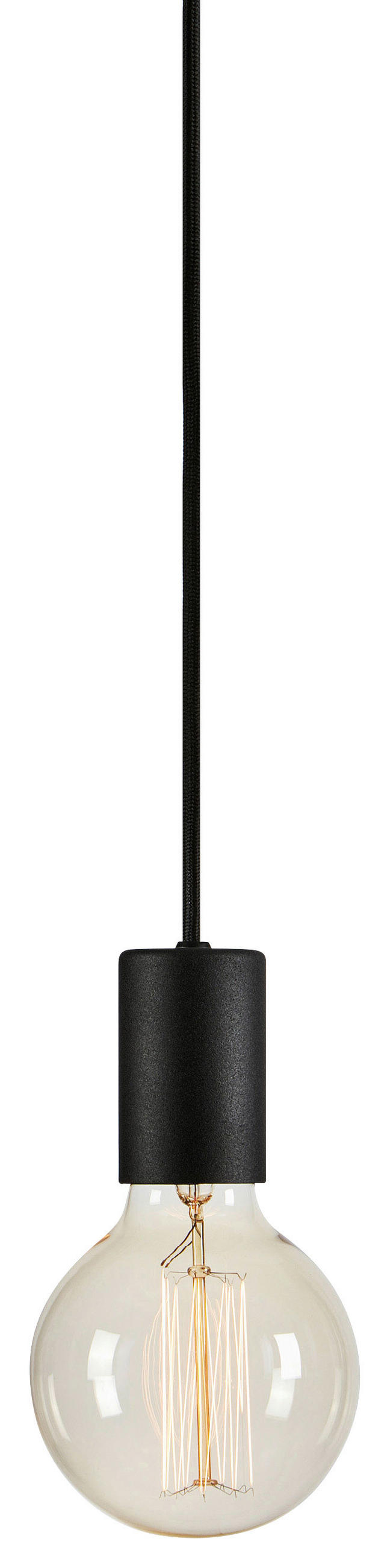 HÄNGELEUCHTE Cielo 4,3/6,5 cm   - Schwarz, Basics, Metall (4,3/6,5cm) - Markslöjd