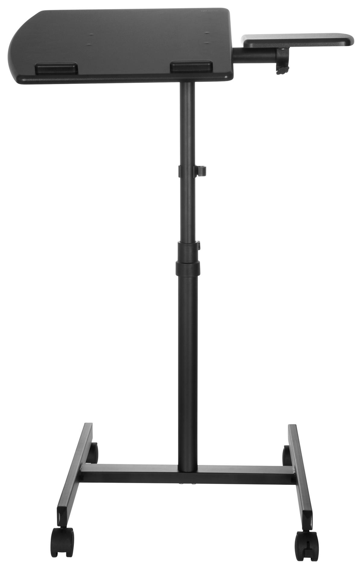 SKRIVBORD  i svart  - svart, Basics, metall/trämaterial (40/44/68,5cm) - MID.YOU
