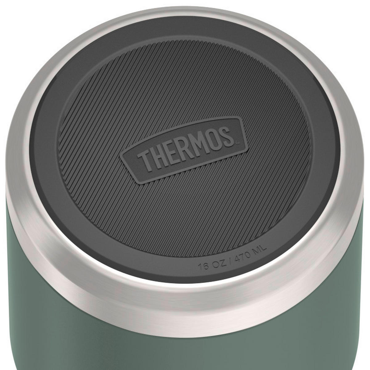 ISOLIERSPEISEGEFÄSS ICON 0,47 L  - Dunkelgrün, Basics, Metall (0,47l) - Thermos