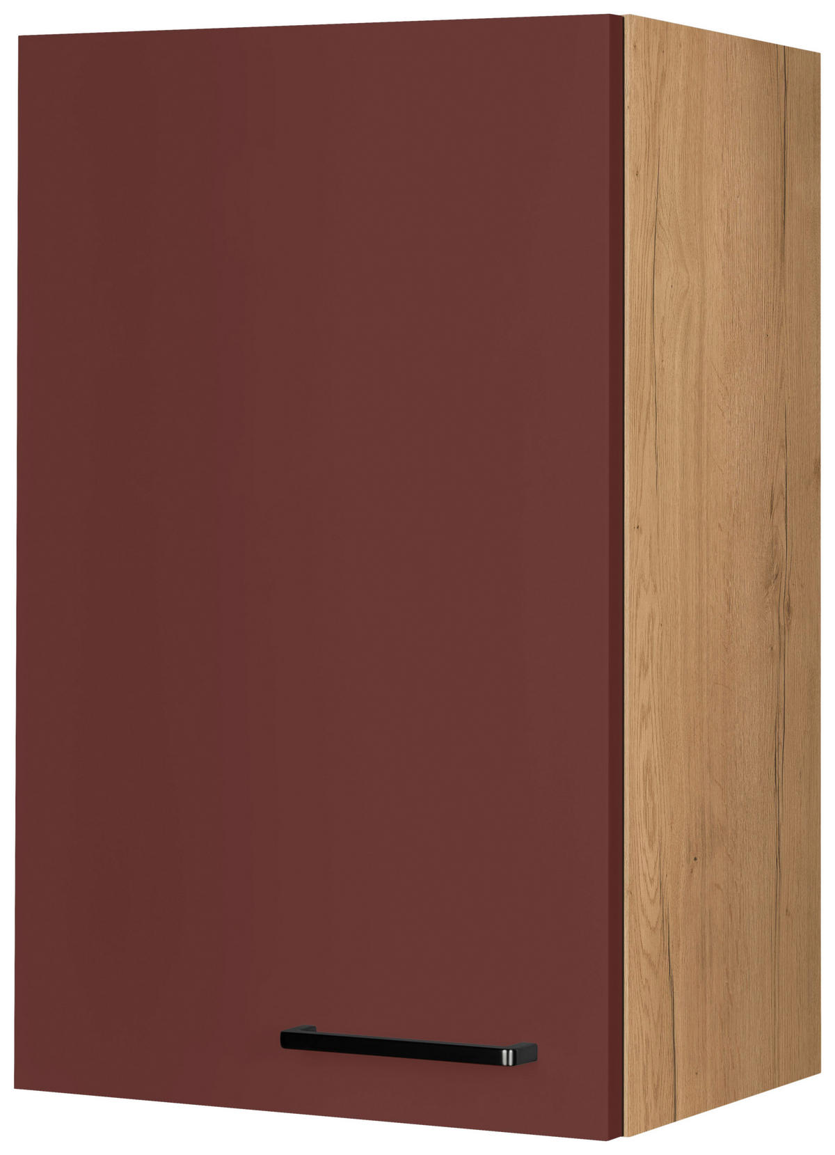 KÜCHENOBERSCHRANK 45/72/35 cm  in Rot, Eichefarben  - Eichefarben/Rot, MODERN, Holzwerkstoff/Metall (45/72/35cm) - Nobilia