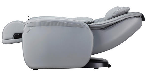 MASSAGESESSEL in Lederlook Grau  - Schwarz/Grau, Design, Textil (97/108/126cm) - Cantus