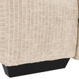 ECKSOFA in Flachgewebe Beige  - Beige/Schwarz, KONVENTIONELL, Holz/Textil (280/190cm) - Carryhome