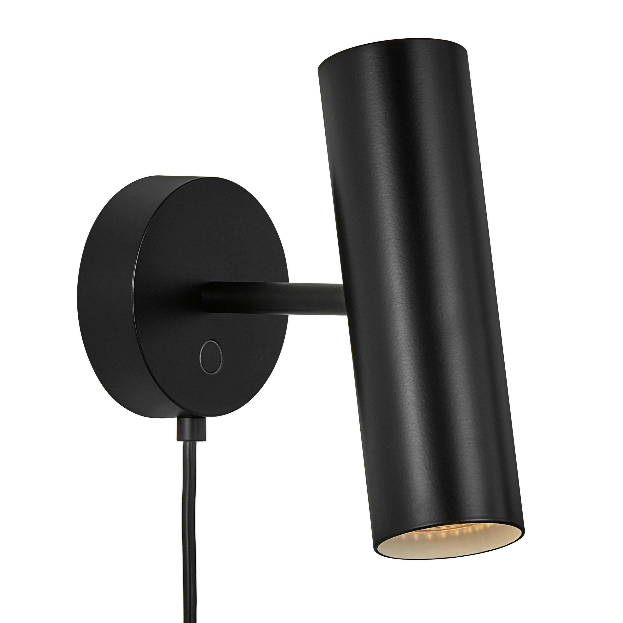 WANDLEUCHTE Mib 6/20 cm   - Schwarz, Design, Metall (6/20cm) - Nordlux