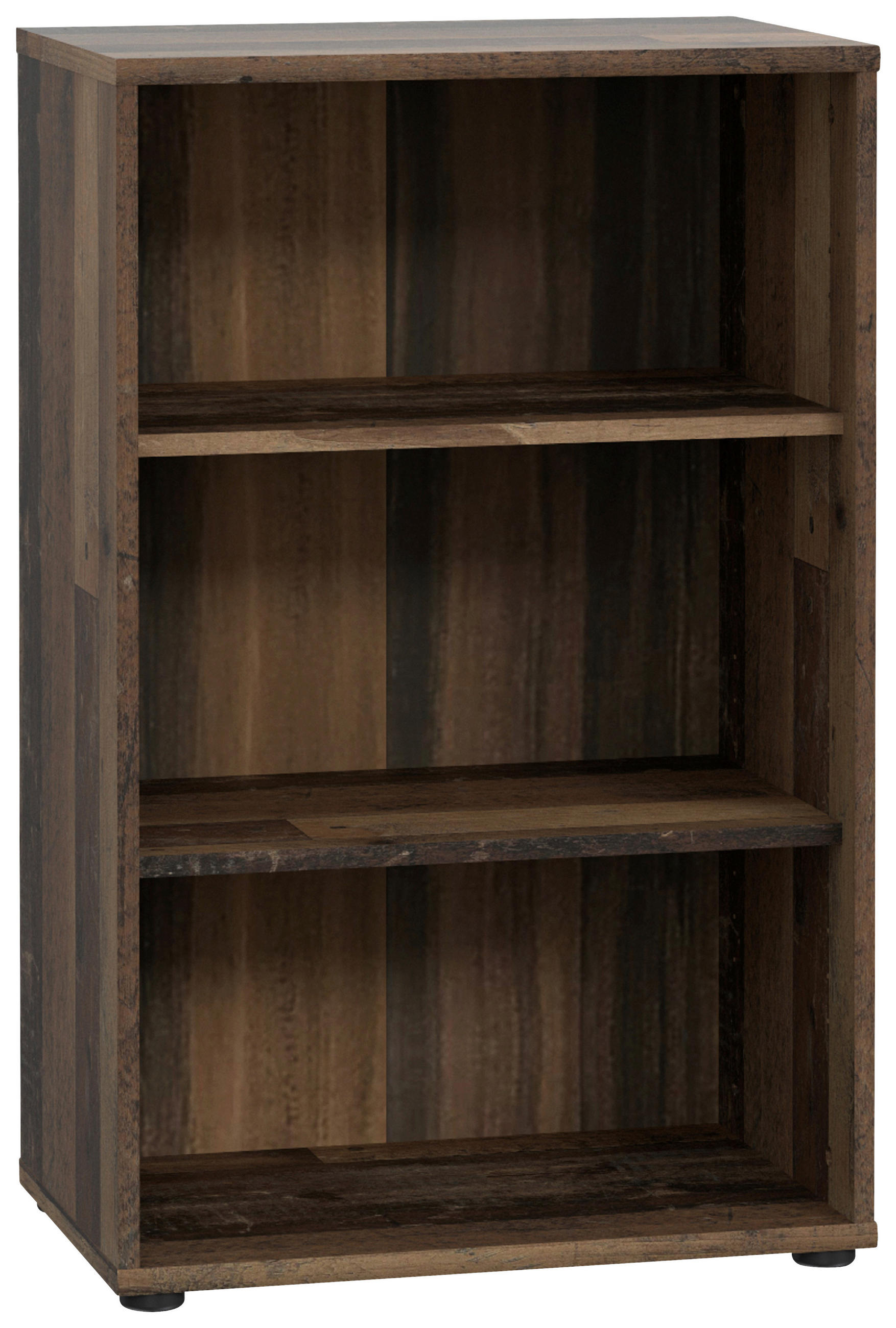 REGAL Dunkelbraun, Graubraun  - Dunkelbraun/Graubraun, Design, Holzwerkstoff (54/85,5/34,8cm)