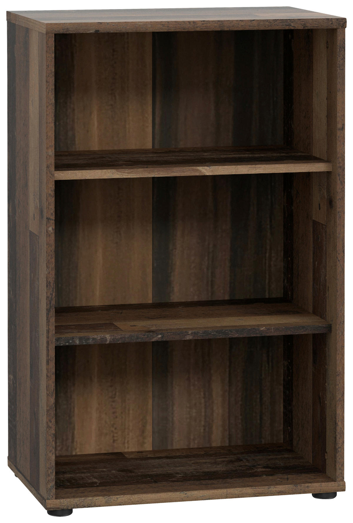 REGAL  54/85,5/34,8 cm Dunkelbraun, Graubraun  - Dunkelbraun/Graubraun, Design, Holzwerkstoff (54/85,5/34,8cm)