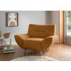 SESSEL in Bouclé Goldfarben  - Wildeiche/Goldfarben, KONVENTIONELL, Holz/Textil (111/81/90cm) - MID.YOU