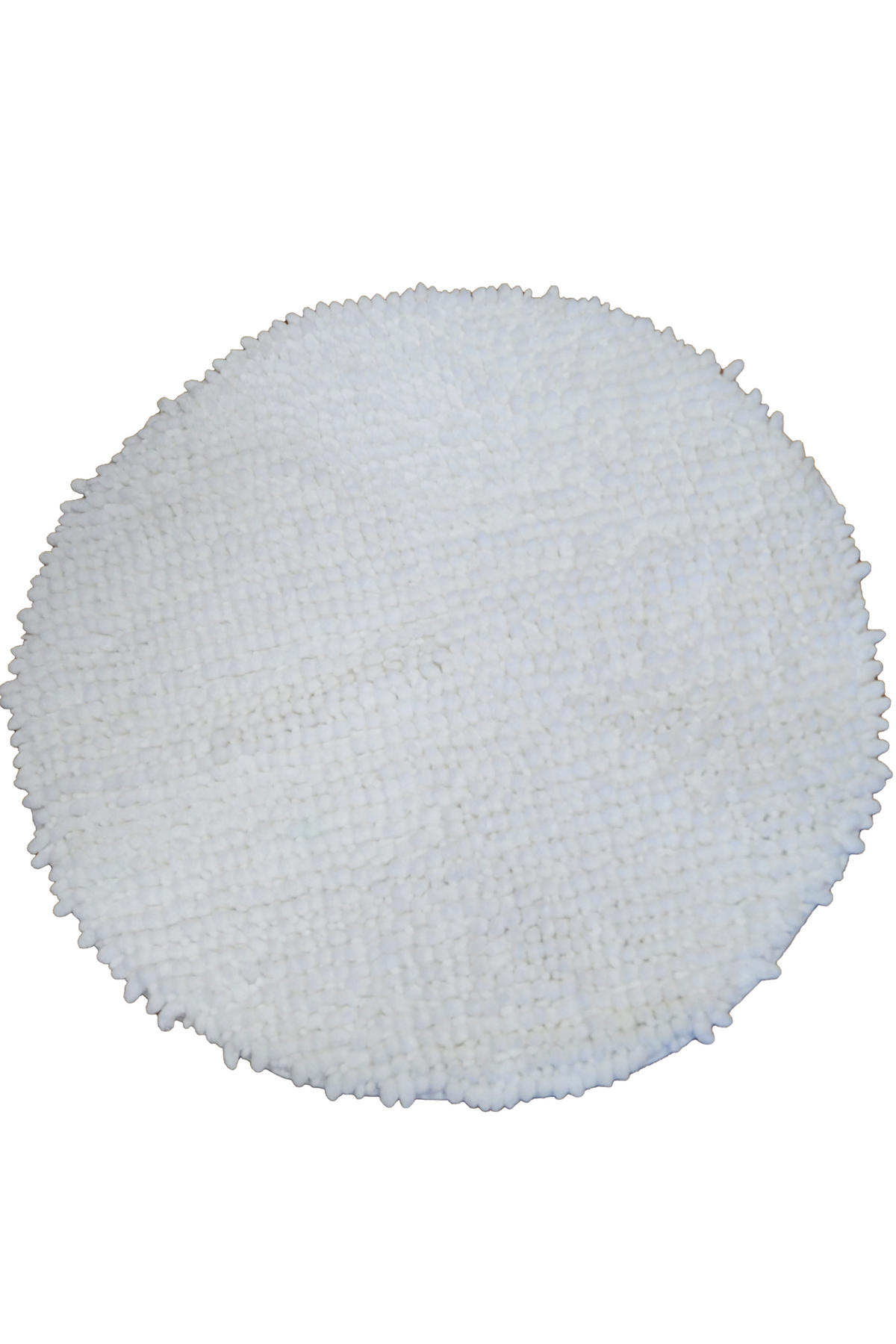 BADRUMSMATTA vit 70 cm  - vit, Klassisk, textil (70cm)