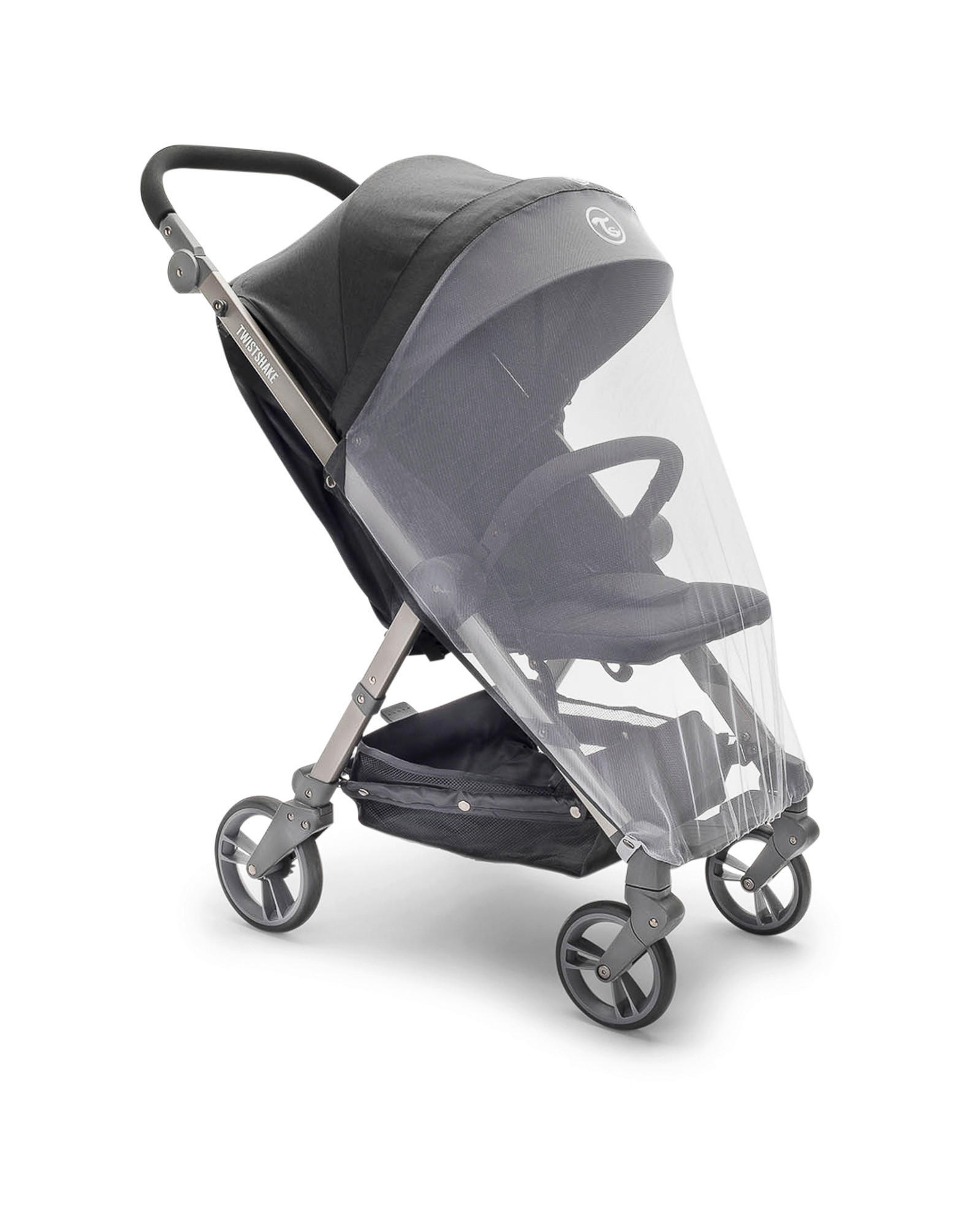 KINDERWAGEN MOSKITONETZ  - Schwarz, Basics, Textil (13/13/4cm) - Twistshake