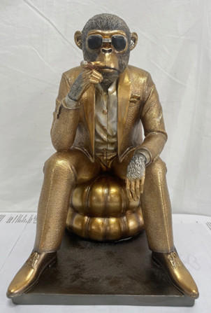 DEKOAFFE - Goldfarben, Basics, Kunststoff (45/38,5/58cm) - Cor Mulder