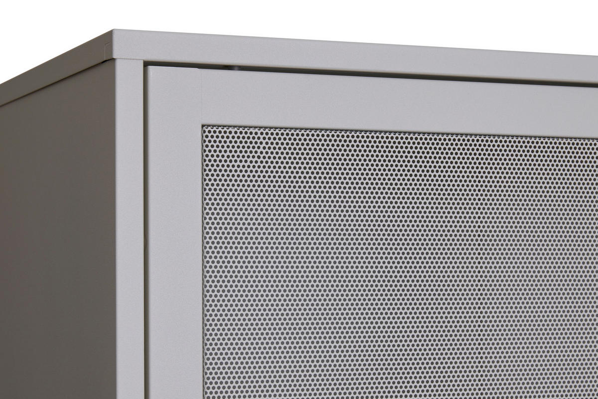 HIGHBOARD  in 90/180/40 cm  - Greige, Basics, Metall (90/180/40cm) - Boxxx