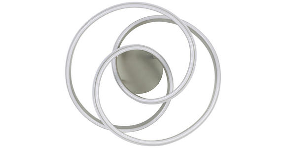 DECKENLEUCHTE 48/52/23 cm  - Sandfarben/Weiß, Trend, Kunststoff/Metall (48/52/23cm) - Novel