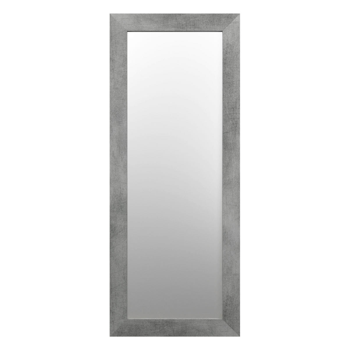 SPIEGEL  56/148 cm   in rechteckig  - Grau, Basics, Glas/Holz (56/148cm)