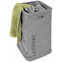 WÄSCHEKORB - Grau, Basics, Textil (40/40/70cm) - Aquanova