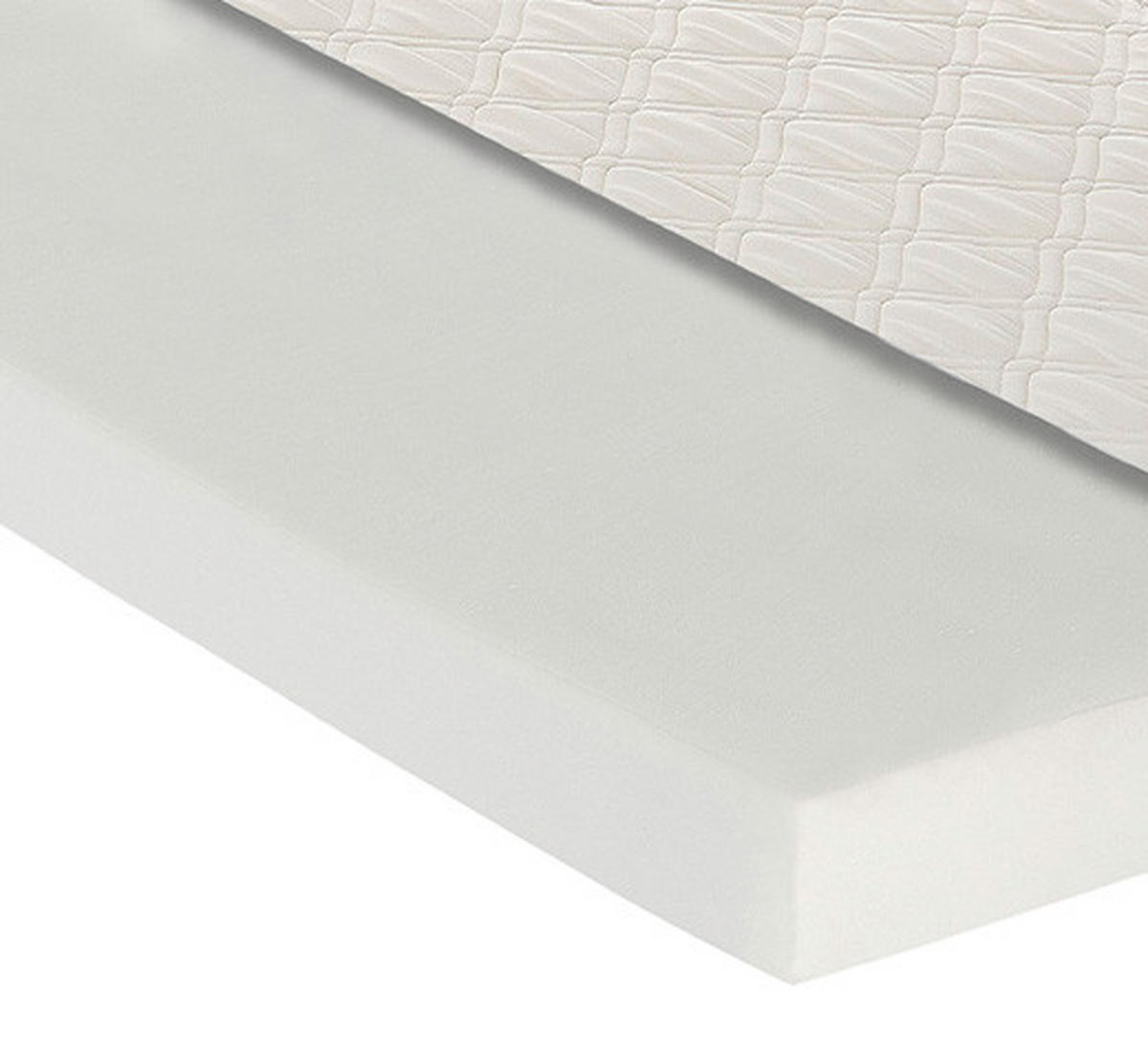 KALTSCHAUMMATRATZE 140/200 cm Höhe ca. 13 cm  - Weiß, Basics, Textil (140/200cm) - P & B