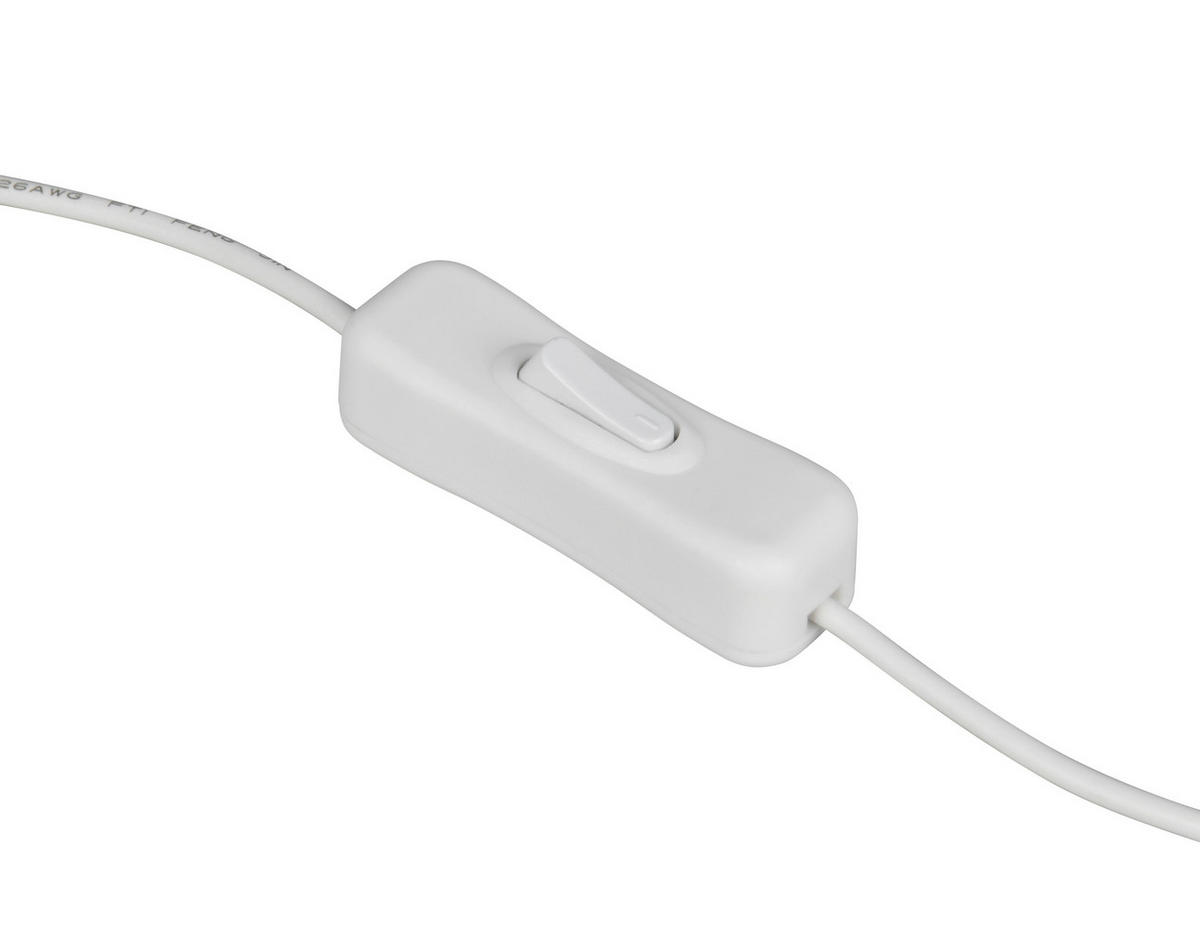 LED-DEKOLEUCHTE 19,5/19,5 cm  - Weiß, Design, Kunststoff/Metall (19,5/19,5cm) - Novel
