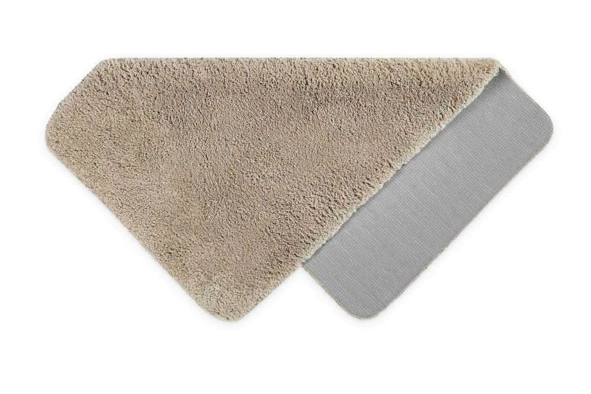 BADTEPPICH Taupe 70/120 cm  - Taupe, Basics, Kunststoff/Textil (70/120cm) - WECON HOME