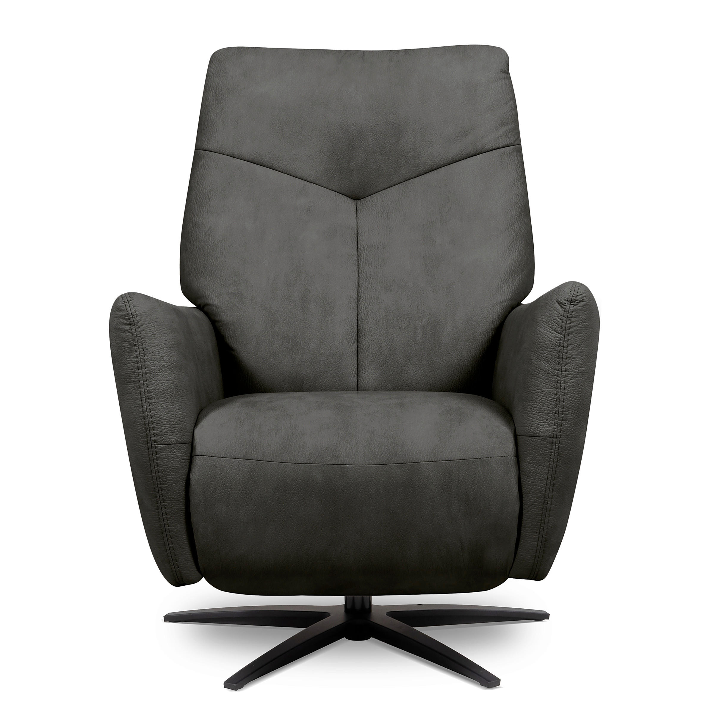RELAXSESSEL Textil Schwarz  - Schwarz, Design, Textil/Metall (76/107/88cm) - Livetastic